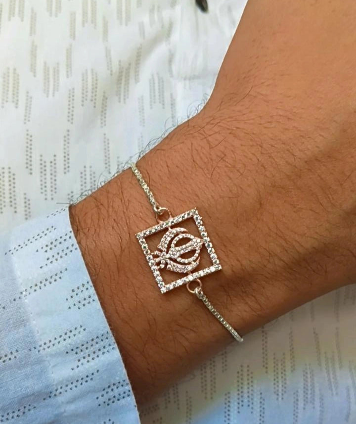 Khanda Divine Bracelet – 925 Sterling Silver