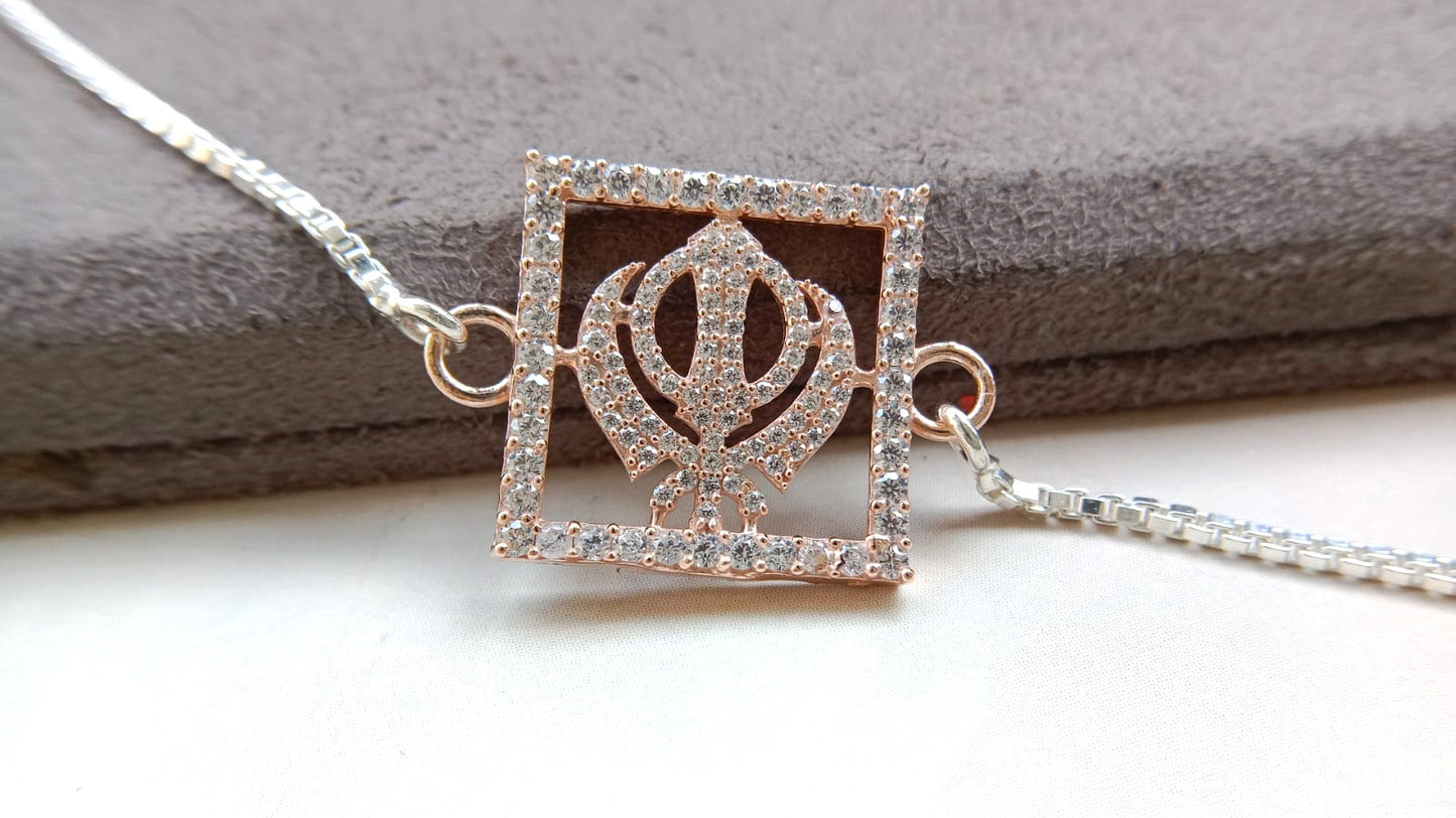 Khanda Divine Bracelet – 925 Sterling Silver