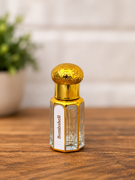 Bombshell Inspired Attar | Blush Bombshell Attar for Women | Fruity Floral Perfume Oil with Passion Fruit, Peony & Vanilla Orchid