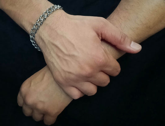 Torque Link Men’s Bracelet – 92.5 Sterling Silver