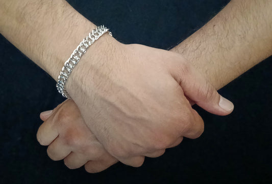 Classic Cuban Link Bracelet – 92.5 Sterling Silver