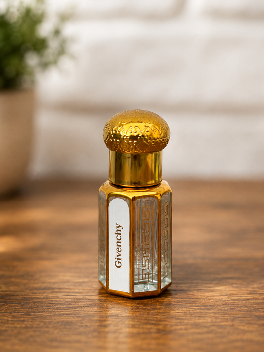 Givenchy L'Interdit Inspired Attar | Givencia Luxe – Attar for Women | White Floral & Woody Perfume Oil