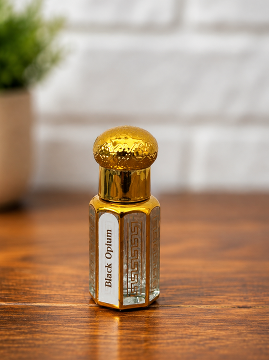 Black Opium Inspired Attar  | Opium Noir – Warm Vanilla Coffee Attar for Women | Coffee, Vanilla & White Floral Perfume Oil