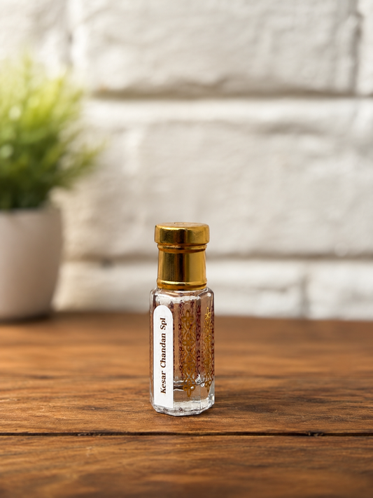 Kesar Chandan Special Attar | Saffron & Sandalwood Perfume Oil