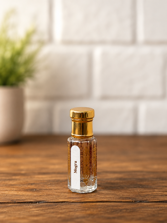Mogra Attar | Pure Indian Jasmine Attar | Sweet Jasmine, Floral & Soft Musky Perfume Oil