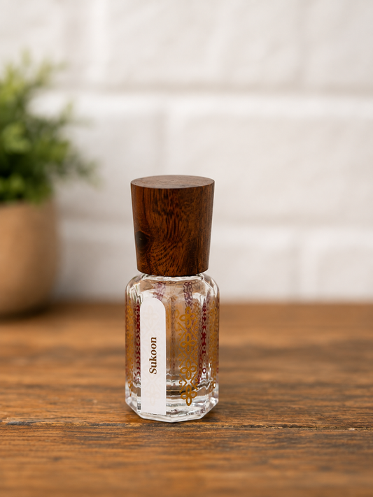 Sukoon Attar | Soft Rose, Oud & Sandalwood Perfume Oil